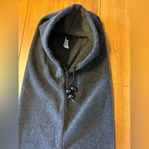 Gray unisex hood